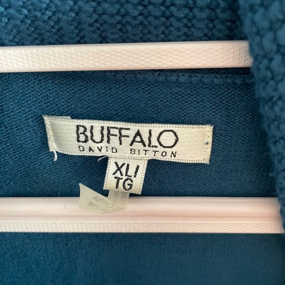 Buffalo David Bitton Cable Knit Cowl Neck Sweater - Picture 5 of 7